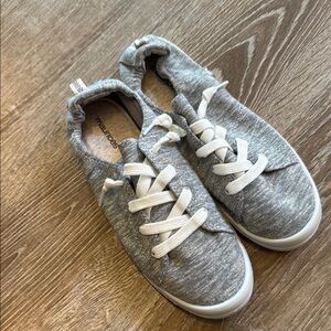 Maurices Heather Gray Slip-On Sneakers